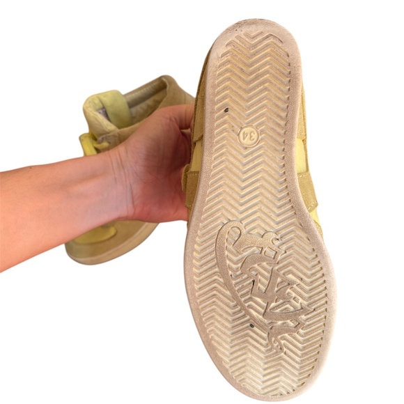 ASH BOWIE SUEDE WEDGE SNEAKER & CANVAS BOOTIES Size: 34 / US 4 - Picture 7 of 7